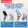 my-11134201-7rasc-m2xq5b3ro5dhe7.webp Yoobao LK10 10000mAh Mini Fast Charging Powerbank Built in Cables (Lightning & Type C) PD20W SCP22.5W Blue