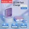 my-11134201-7rasl-m2xq5b41np5y98.webp Yoobao LK10 10000mAh Mini Fast Charging Powerbank Built in Cables (Lightning & Type C) PD20W SCP22.5W Blue