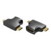 0_360-12.jpg VENTION MINI HDMI/MICRO HDMI TO HDMI ADAPTER MALE TO FEMALE AGFB0
