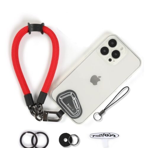 61K7Mr5rpRL Mobile Phone Lanyard Strap (Red)