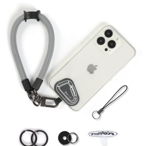 61hxK4vLR6L Mobile Phone Lanyard Strap (Grey)