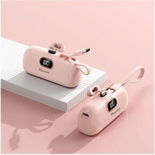 my-11134207-7rasi-m4wlf1ba2m08ed Mini Capsule Powerbank 5000mAh (Pink)